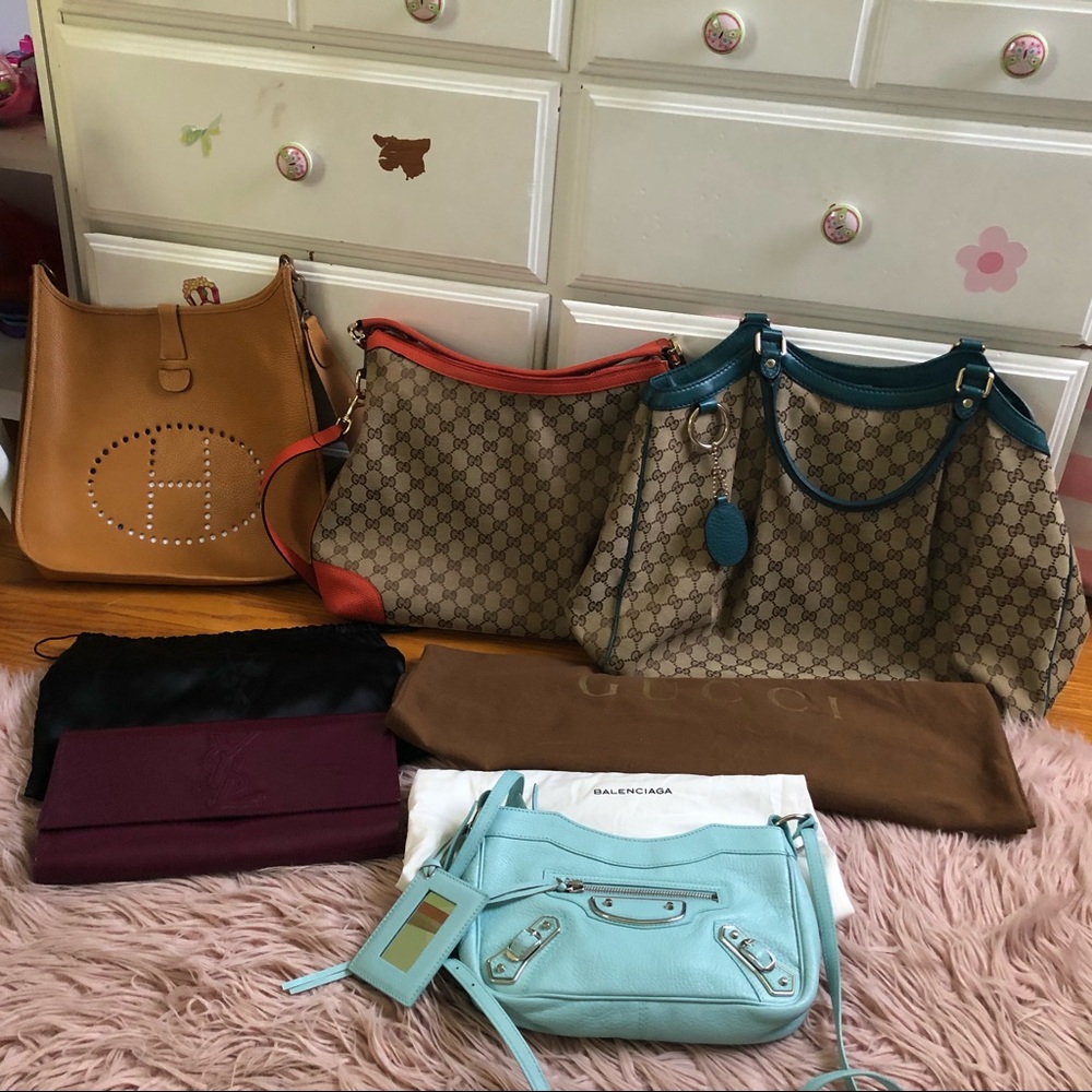 My Hermès, YSL, GUCCI, Balenciaga. ONLY SHARING